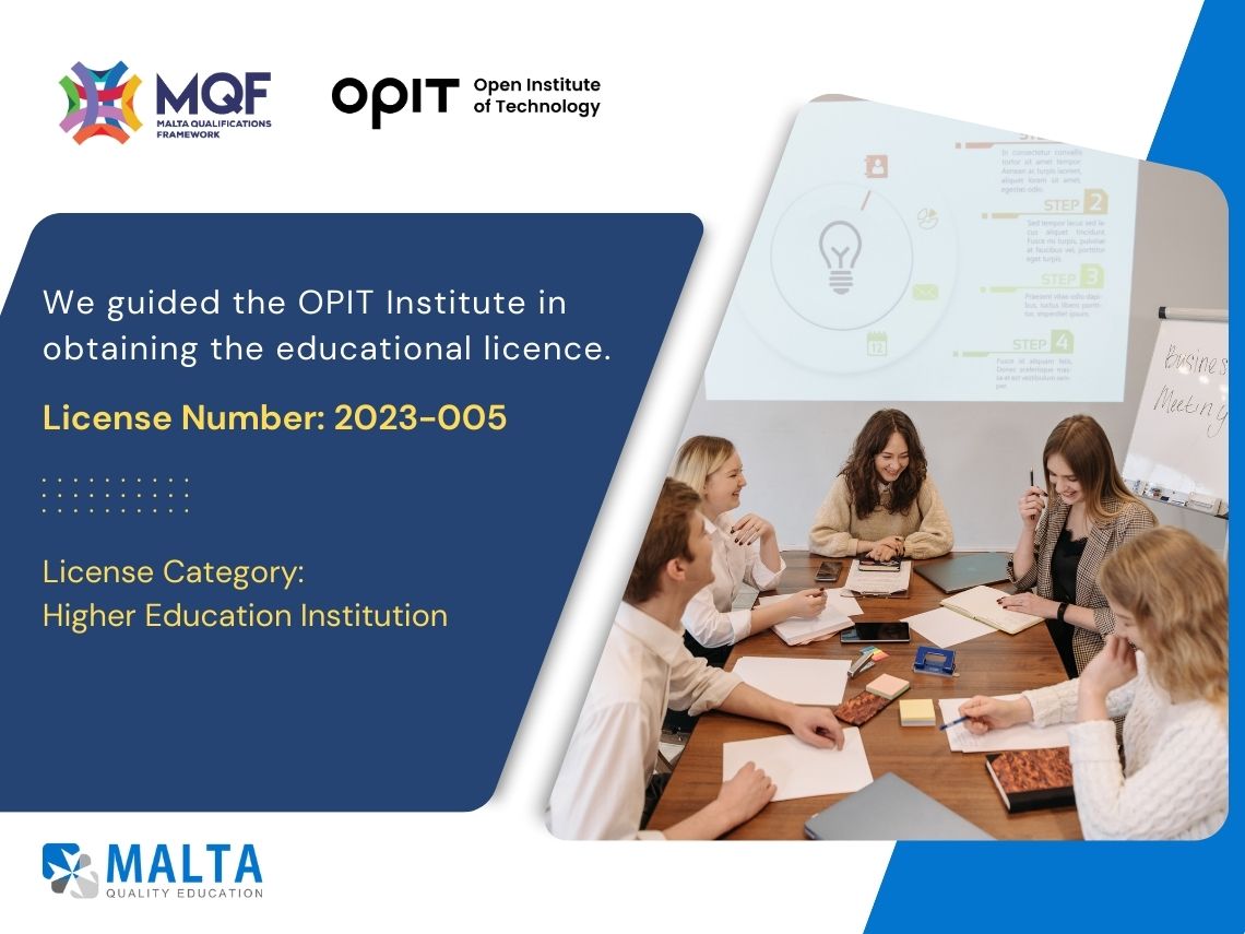1 - OPIT Open Institute of Technology (EN) - Malta Quality Education